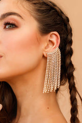 The Night Star Earrings - Rose Gold