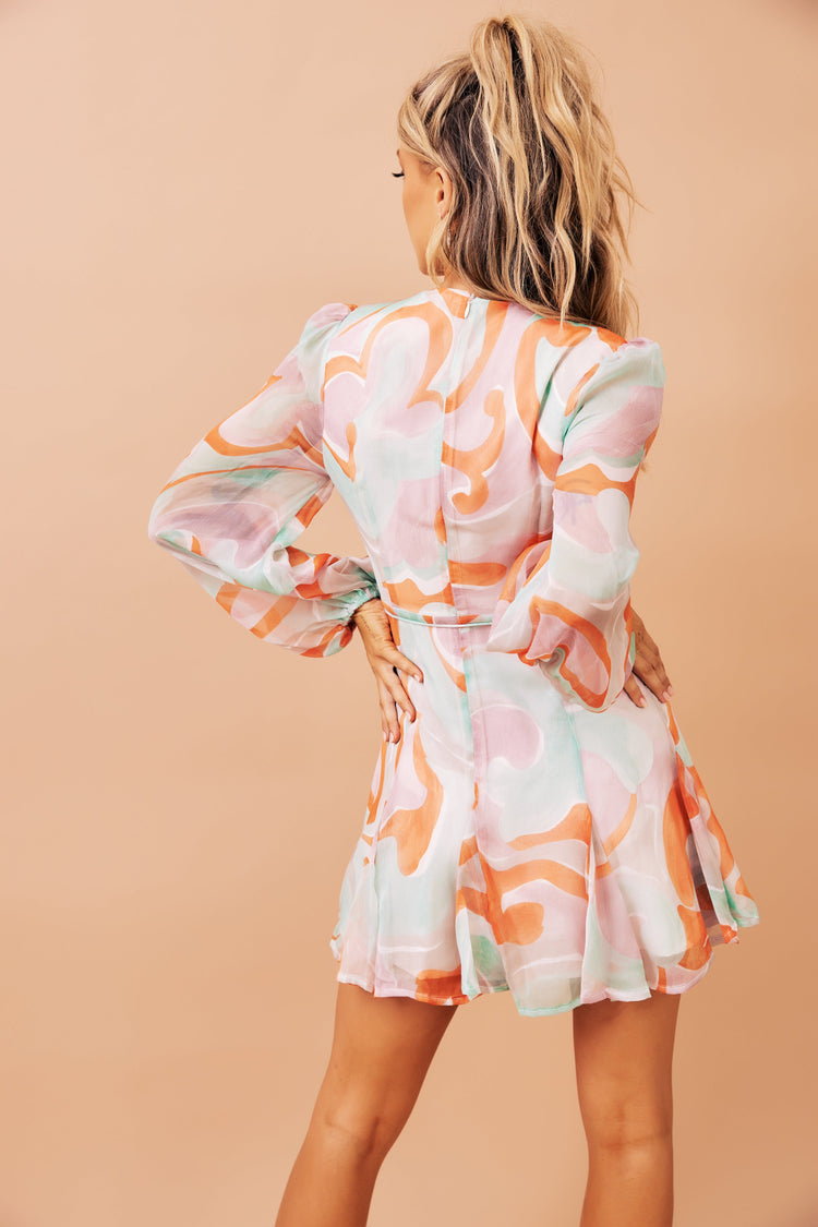 Vierra Mini Dress - Orange