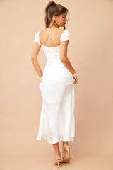 Jasmine Midi Dress - White