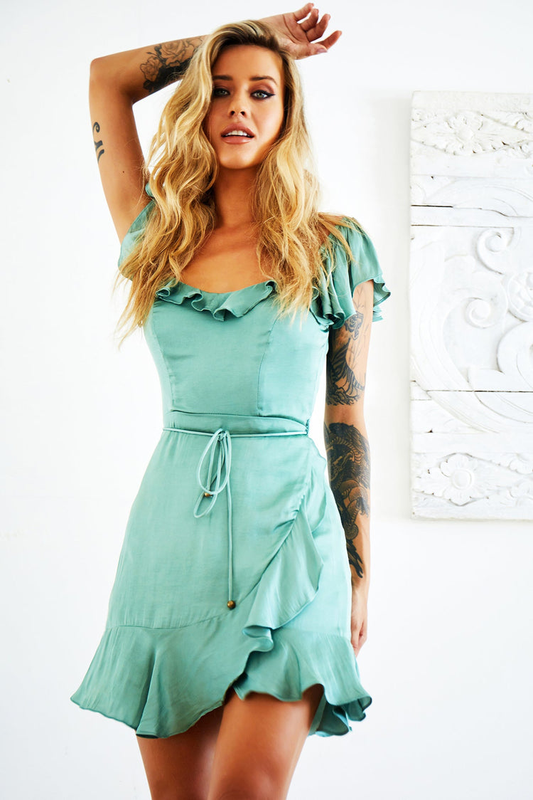 Swing Around Mini Dress // Sage | Sage and Paige.