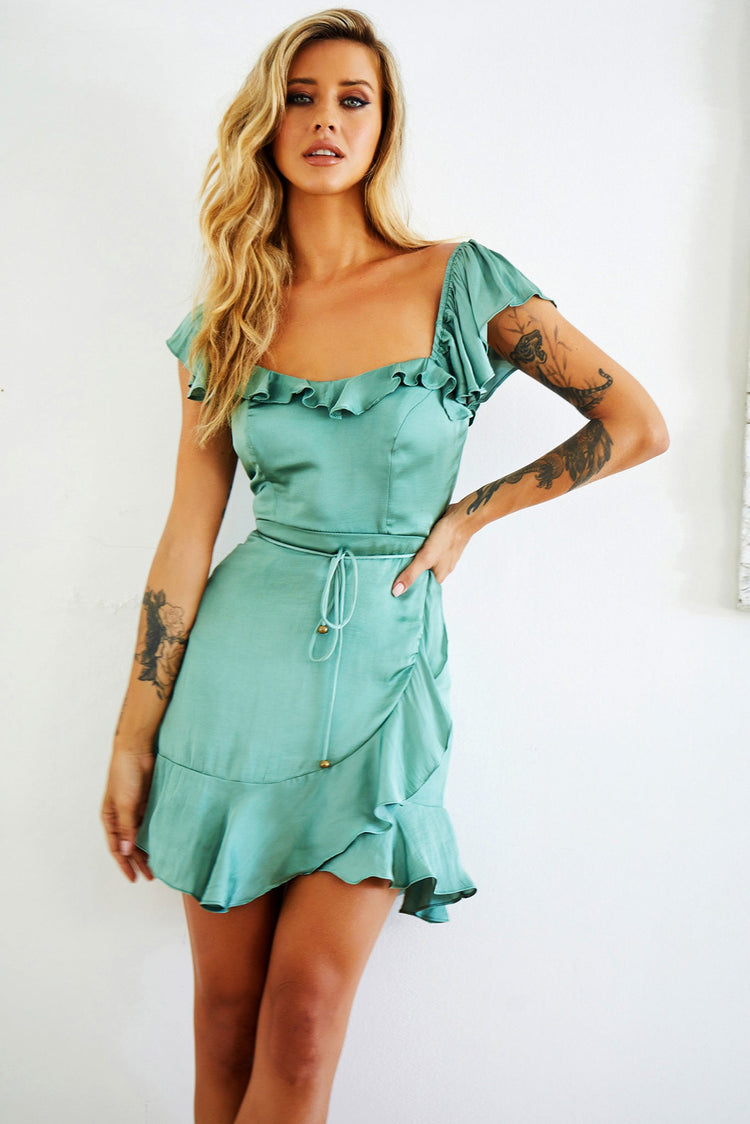 Swing Around Mini Dress // Sage | Sage and Paige.