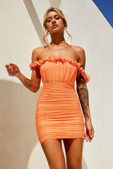 Kendal Mini Dress - Peach