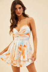 Kyra Playsuit - Orange