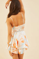 Kyra Playsuit - Orange