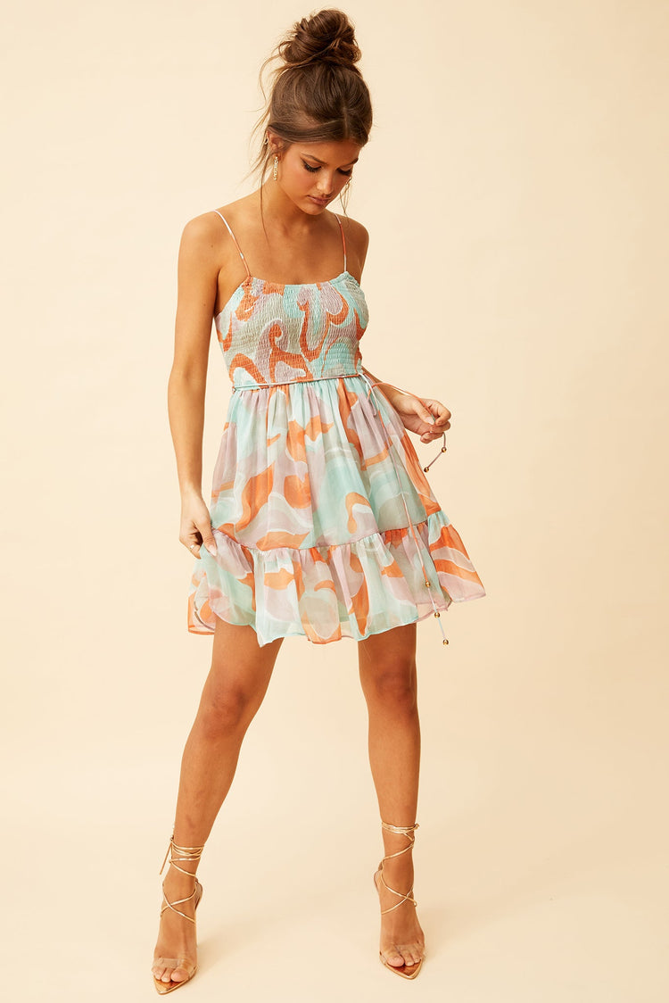 Spring Dance Dress // Orange | Sage and Paige.