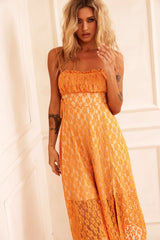 Ease Up Midi Dress - Mustard