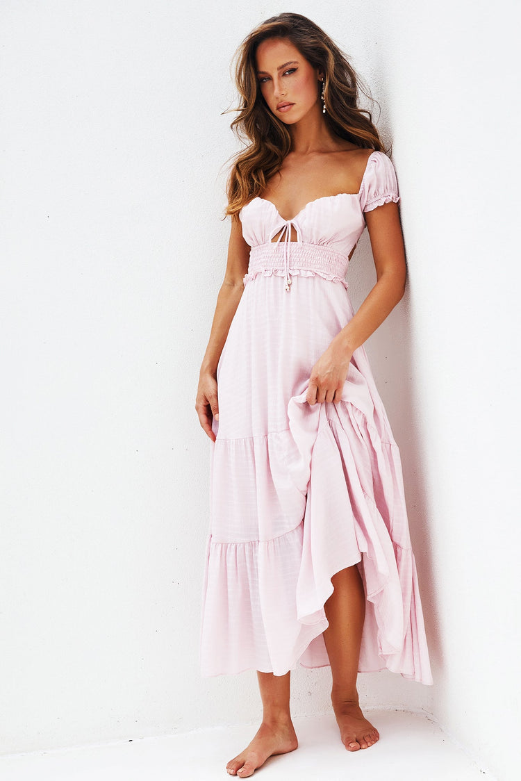 Bohemian Dreams Maxi Dress // Blush | Sage and Paige.