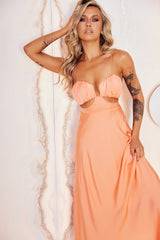 The Rosabel Maxi Dress - Peach