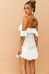 Venetian Summer Dress - White | Sage and Paige AUS.
