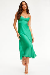 Alexis Midi Dress - Emerald