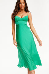 Alexis Midi Dress - Emerald