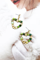 Wake Me Softly Earrings // Green | Sage and Paige.