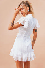 Leila Mini Dress - White