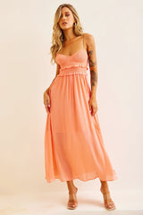 Ios Maxi Dress - Peach