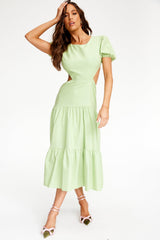 Moon City Midi Dress - Green