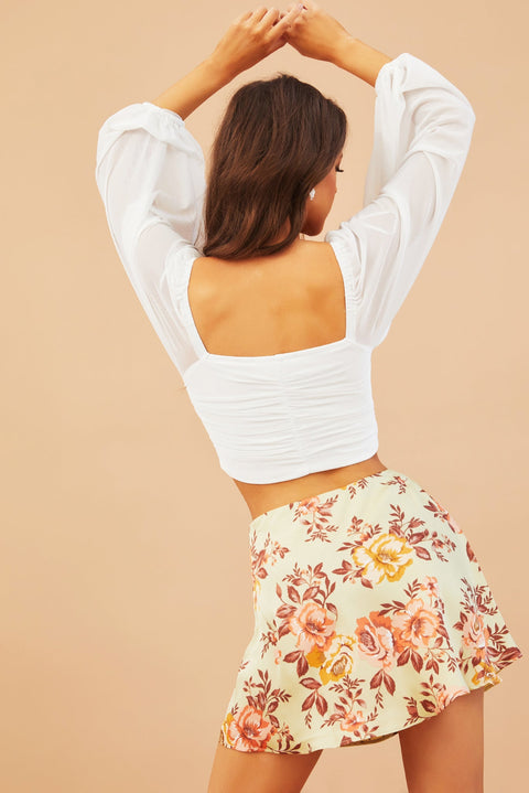 Charmed Crop Top // White | Sage and Paige.