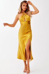 Mercedes Midi Dress - Mustard