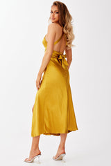 Mercedes Midi Dress - Mustard