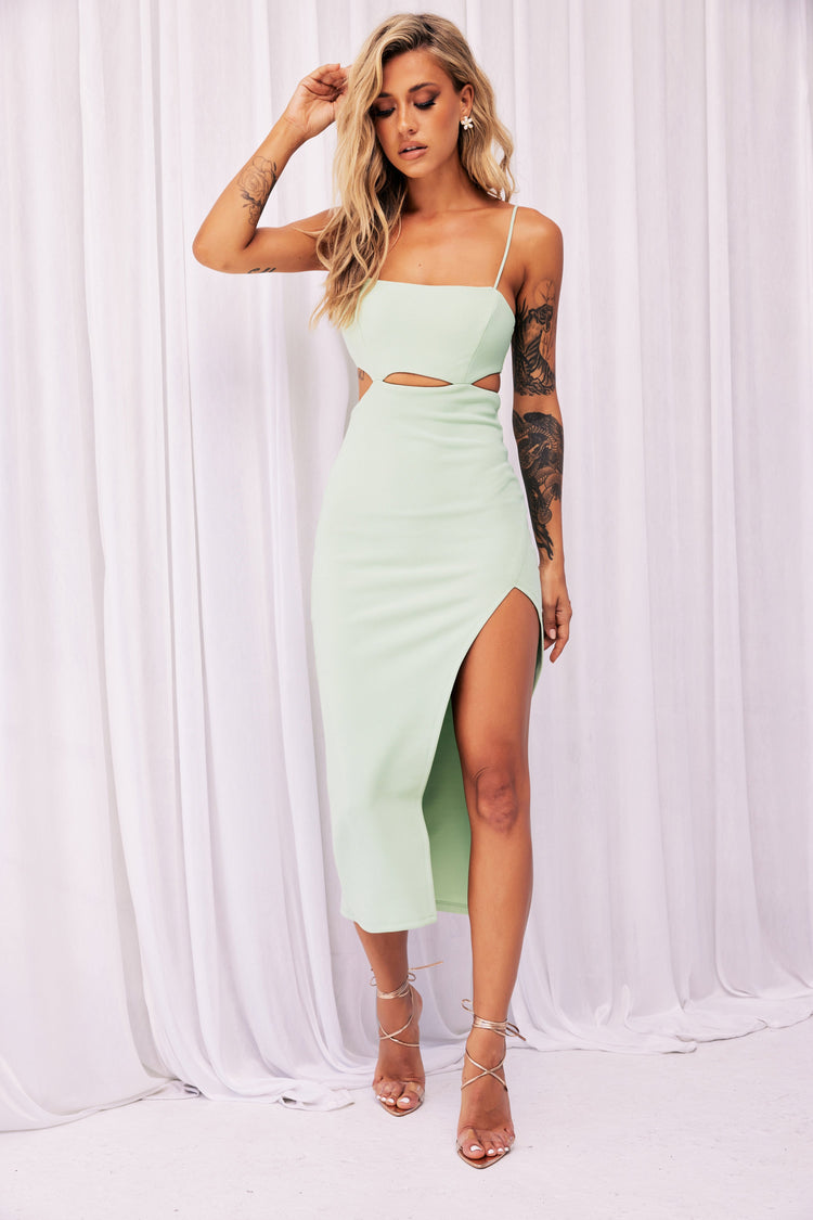 Sundown Midi Dress - Green