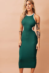 These Moments Mini Dress - Forest Green