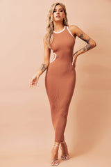 These Moments Mini Dress - Tan