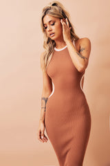 These Moments Mini Dress - Tan