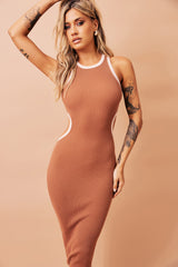 These Moments Mini Dress - Tan