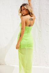 Find Myself Midi Dress - Green