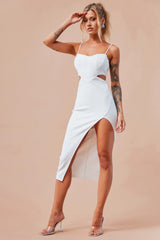 Beth Midi Dress - White