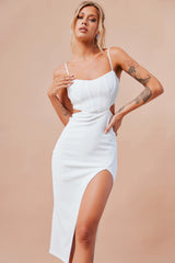 Beth Midi Dress - White