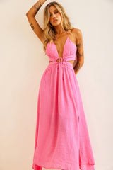 Dolly Maxi Dress - Pink