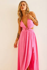 Dolly Maxi Dress - Pink