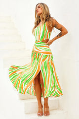 Opening Act Maxi Dress - Green