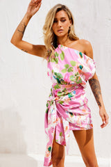 Neon Moon Mini Dress - Pink