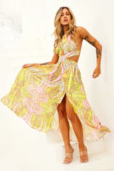 Havana Bloom Maxi Dress - Yellow Multi