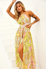 Havana Bloom Maxi Dress - Yellow Multi