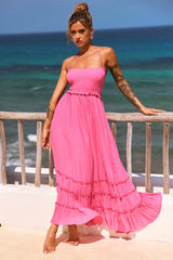 Sun Setter Maxi Dress - Pink