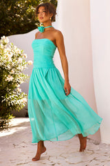 The Briana Maxi Dress - Sea Green