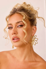 Show Stopper Earrings - Gold